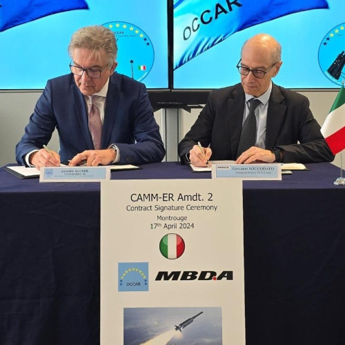 Thumbnail - MBDA signs enhancements for Italian air defence systems based on CAMM-ER with OCCAR